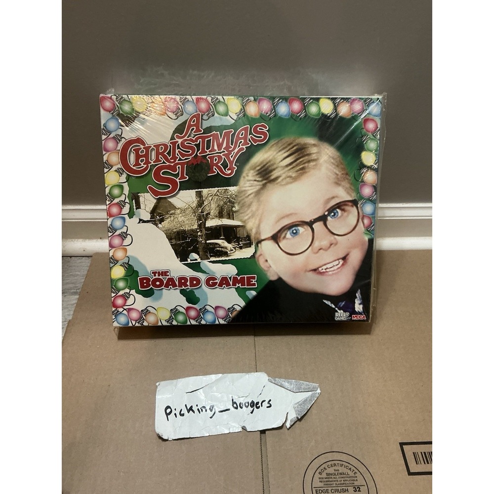A Christmas Story Board Game Reel Games Neca Warner Bros Collectible Sealed 13"